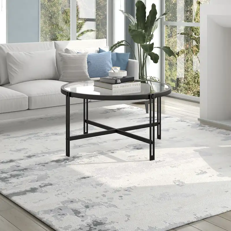 Inez 32 Wide Round Coffee Table