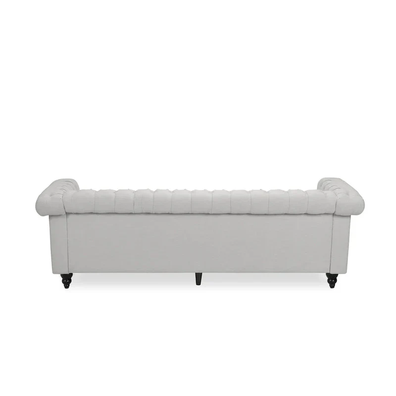Parkhurst Tufted Grey Chesterfield Sofa by Christopher Knight Home