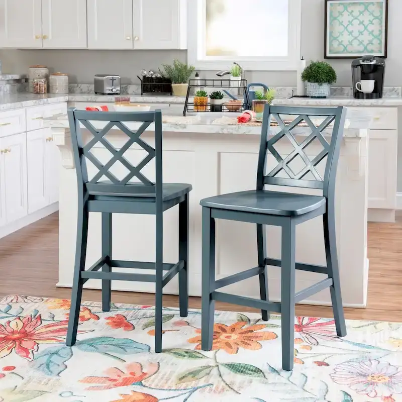 Counter Height Solid Wood Dining Bar Stool