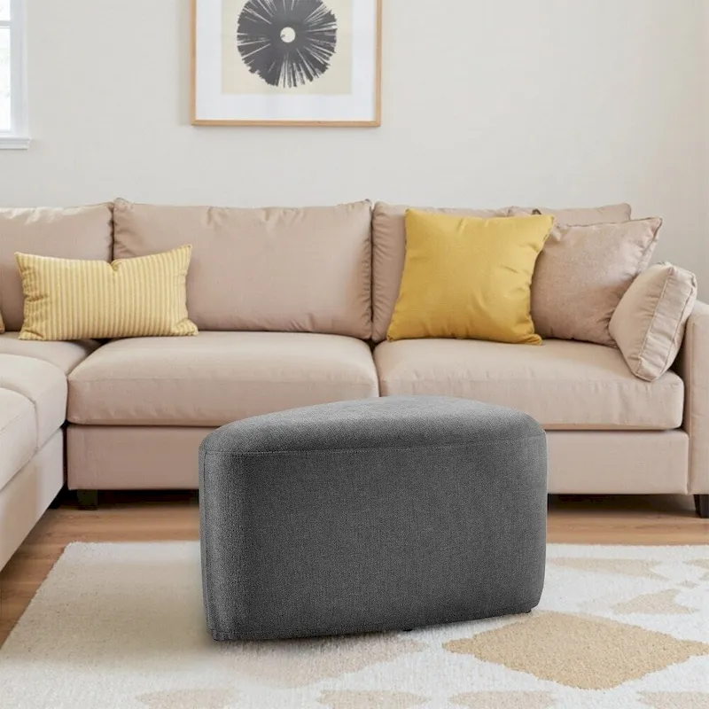 26 Footstools and Ottomans, Modern Fabric Pouf Ottoman