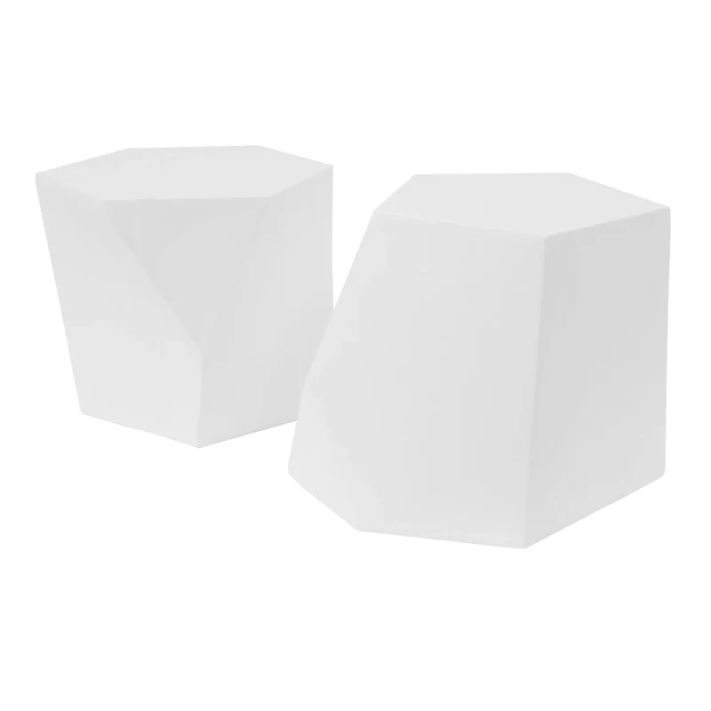 Christopher Knight Home - CloudHouse Modern MGO Coffee Table Set with Geometric Design