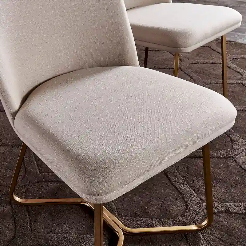 Gold Metal Dining Chair (Set of 2)
