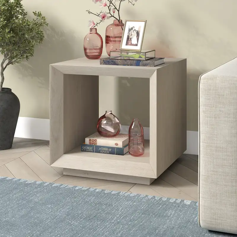 Tannen 22 Wide Rectangular Side Table - 22 Wide