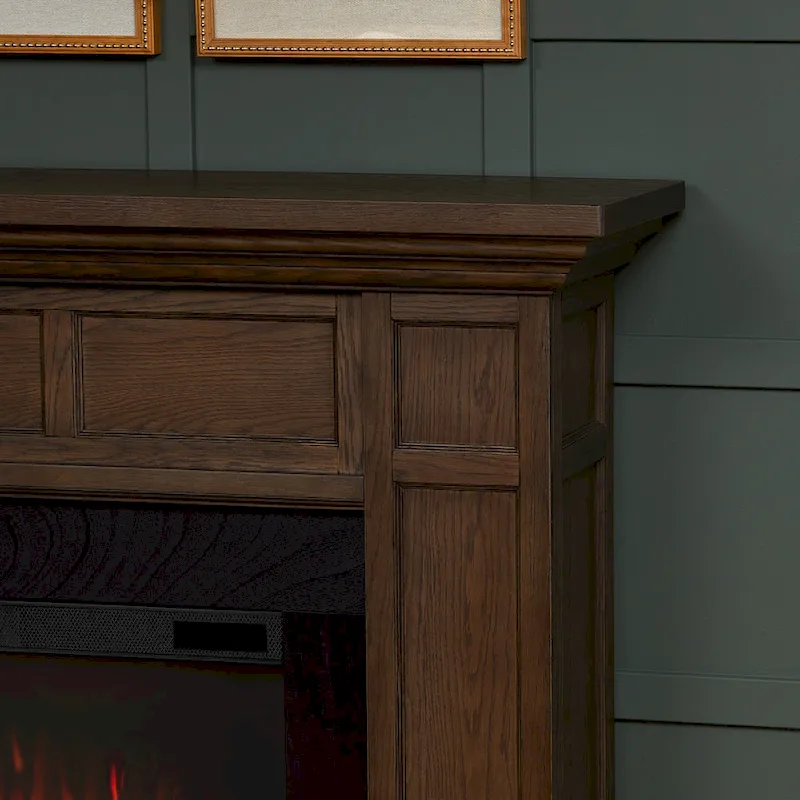 Alcott 75  Landscape Electric Fireplace by Real Flame