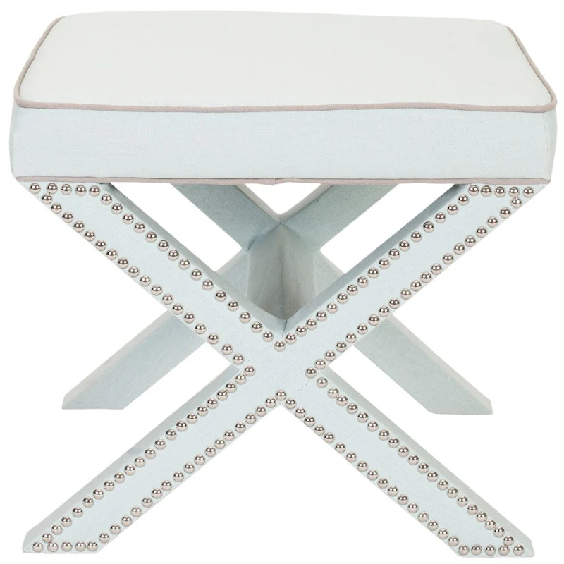 SAFAVIEH Shavonne X-Bench Ottoman