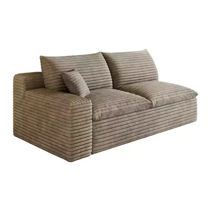 MAYEERTY Upholstered Tufted Bench, Fabric End of Bed Bench