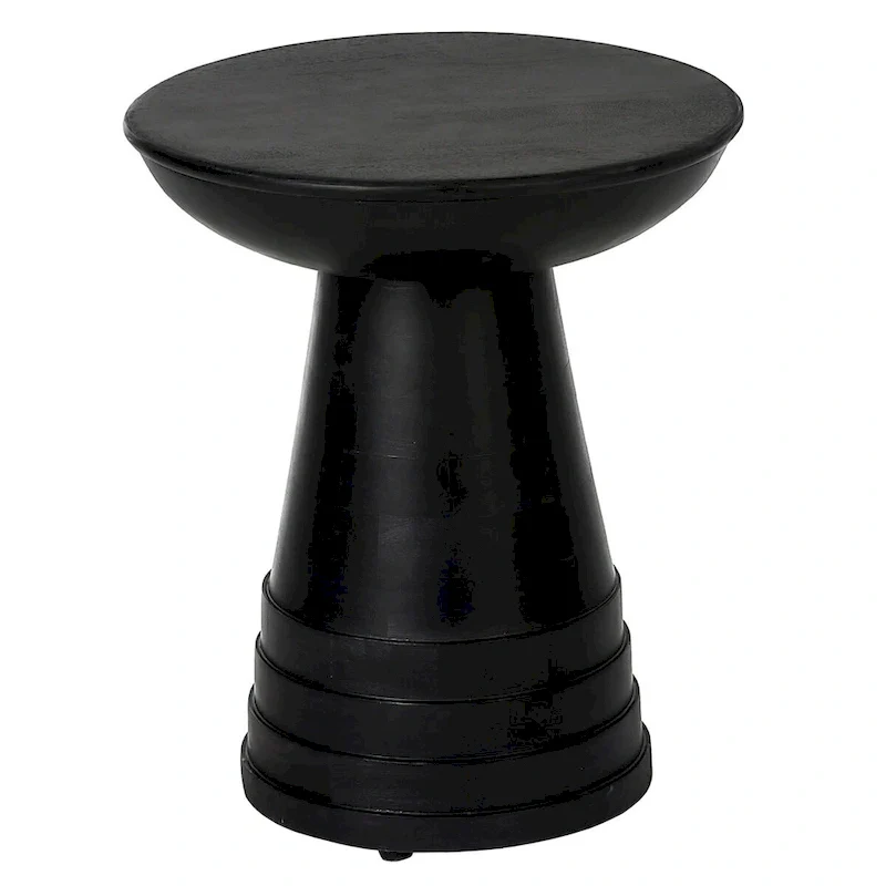 16 in Solid Wood Round End Table
