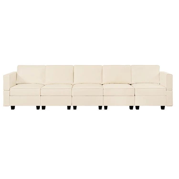 DIY Modular Sleeper Sectional Sofa Collection Convertible Sofa Couches with Storage Seats - Suitable for Living Room