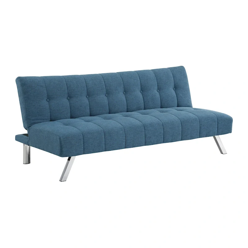 Futon with Stainless Steel Legs