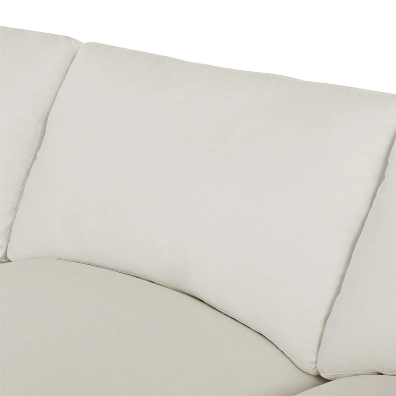 Merax Modern Large U-Shape Sectional Sofa, 2 Large Chaise with Removable Ottomans