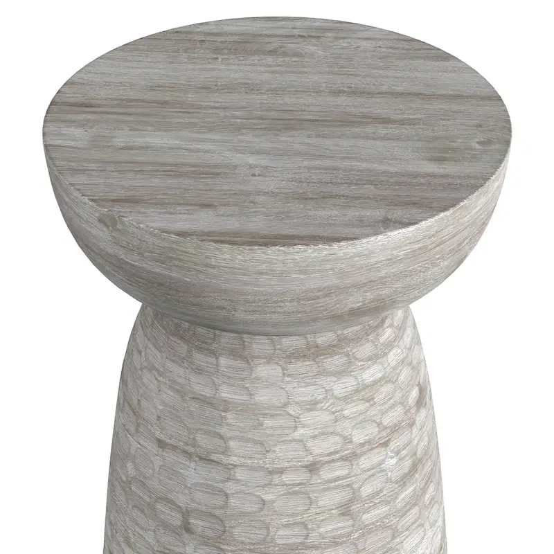 Solid Wood Accent Table - 12.6