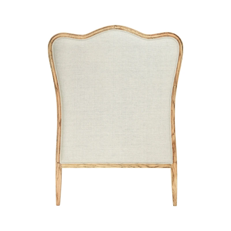 Oak & Linen Headboard