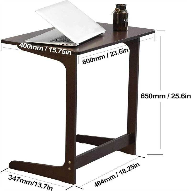 Table C Shaped end Table - 15.75D x 23.6W x 25.6H