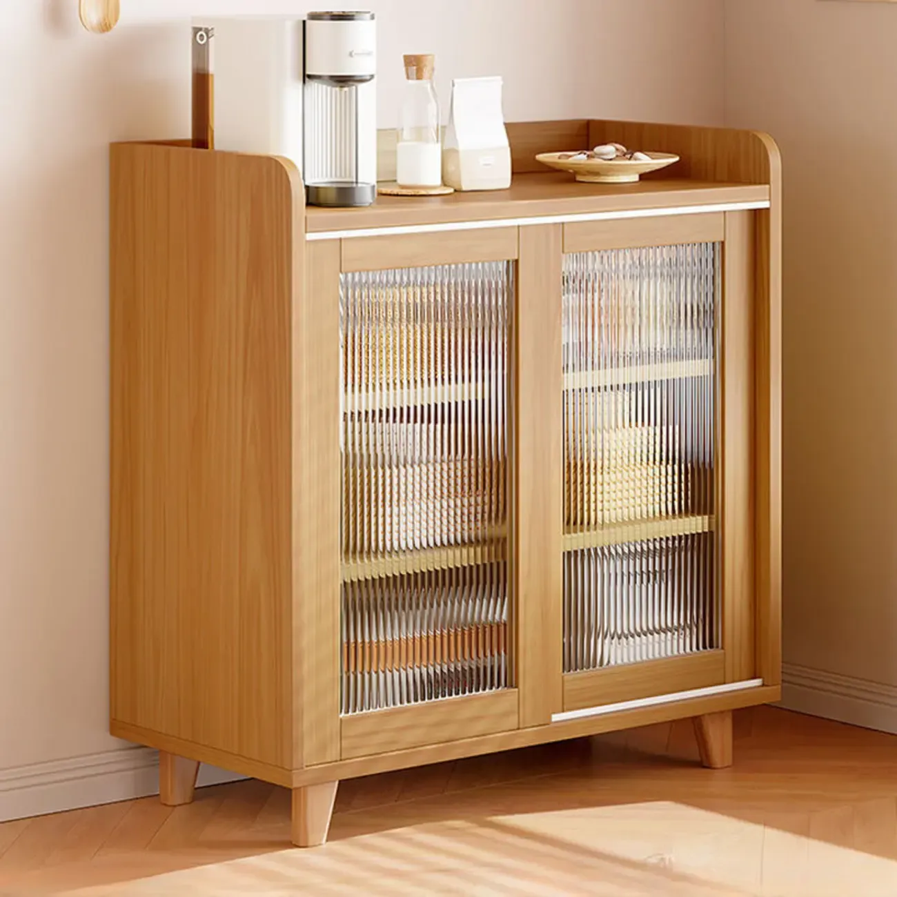 Modern Slab Sideboard with Drawers Cabinets