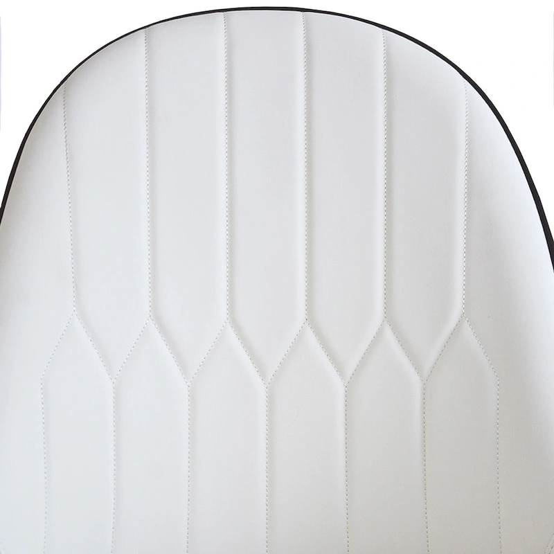 Set of 2 Modern Upholstered PU Leather Dining Chair