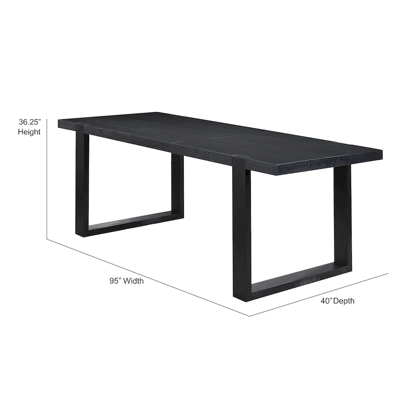 Modern Charcoal Counter Height Dining Table