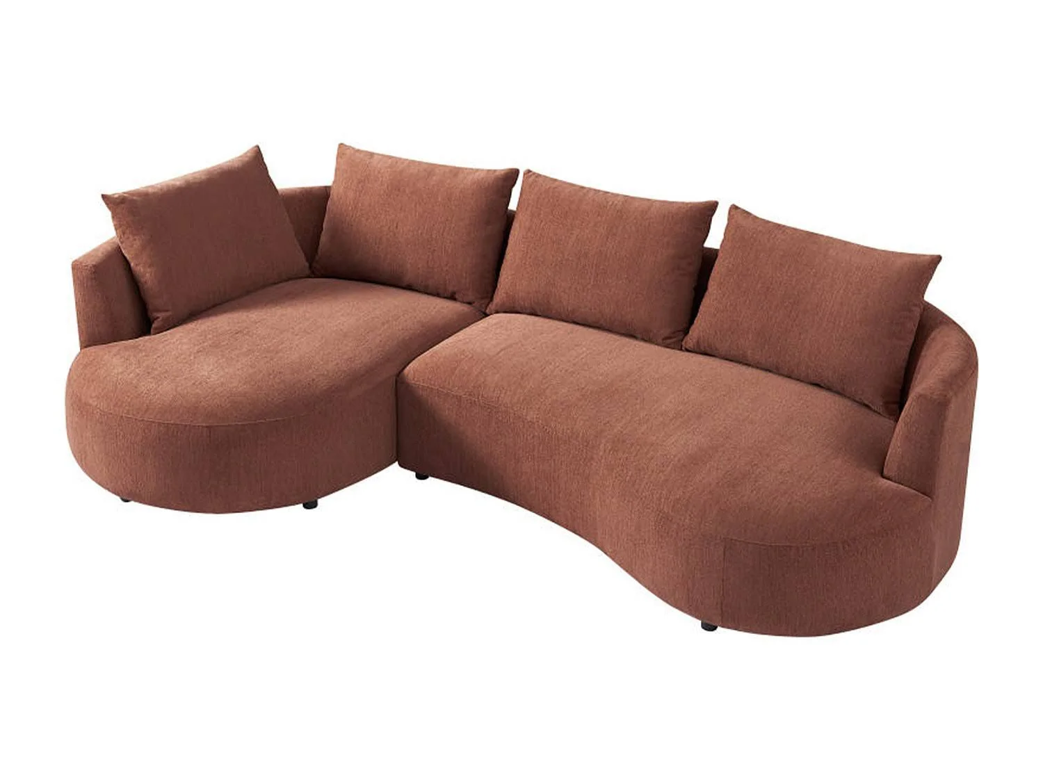 Corner Sectional Sofa - Marron #3