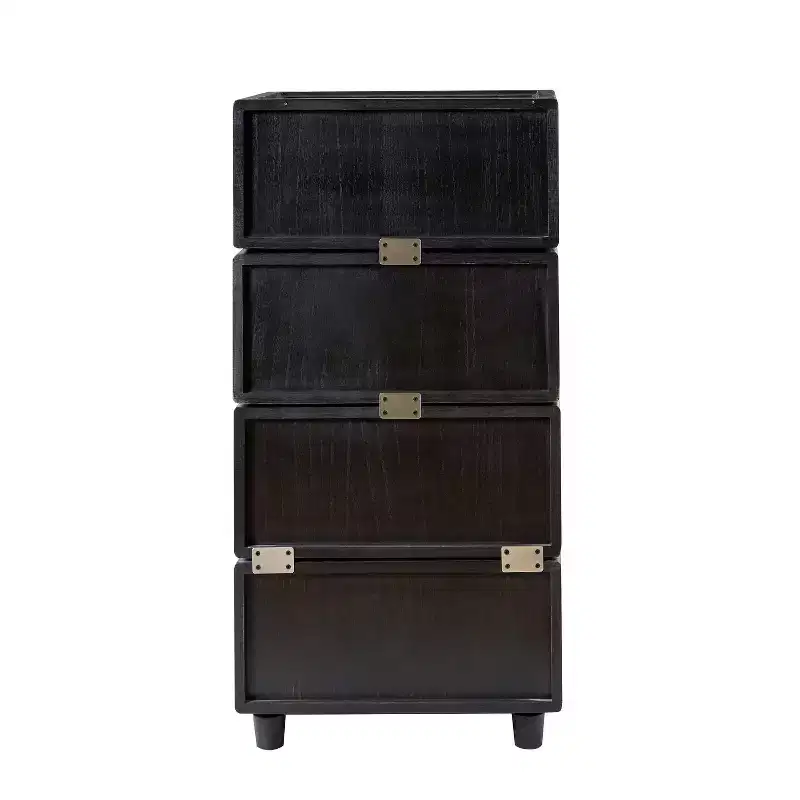 Oddone 2 - Drawer end table Set of 2 With Modular Design| ART OF LIVING DESIGNS