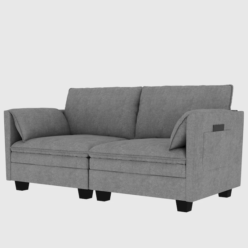 Christopher Knight Home - Sophia Mid-Century Modern Loveseat Sofa