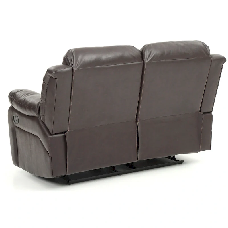 Daria Faux Leather Reclining Loveseat