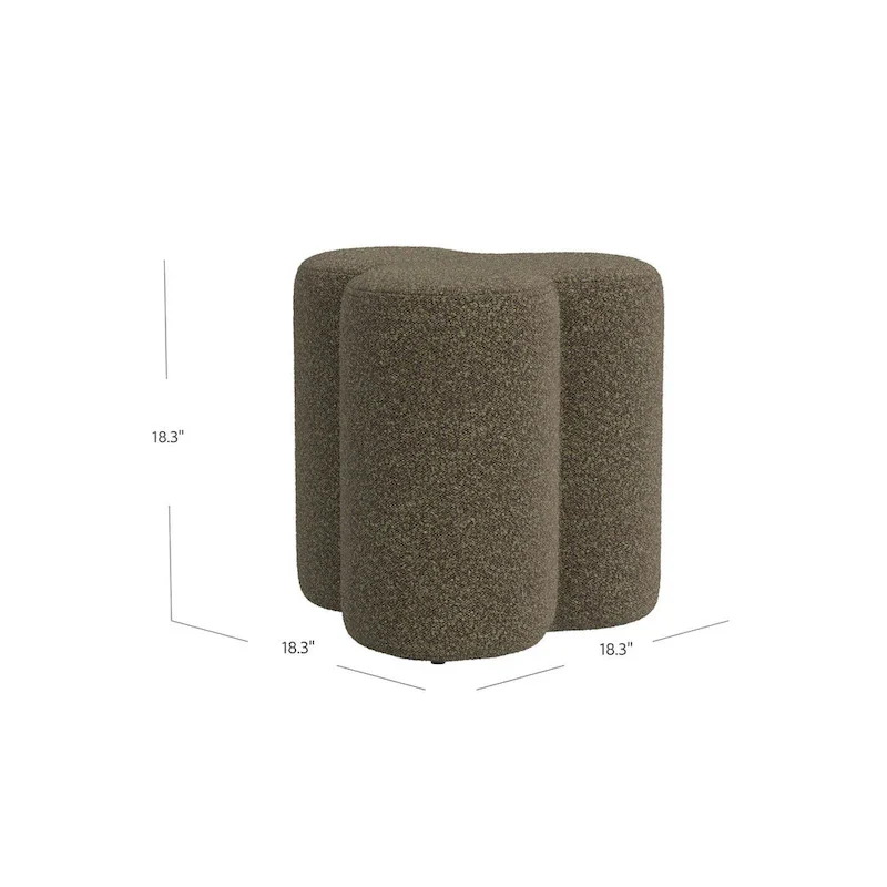 HomePop Clover Shaped Ottoman