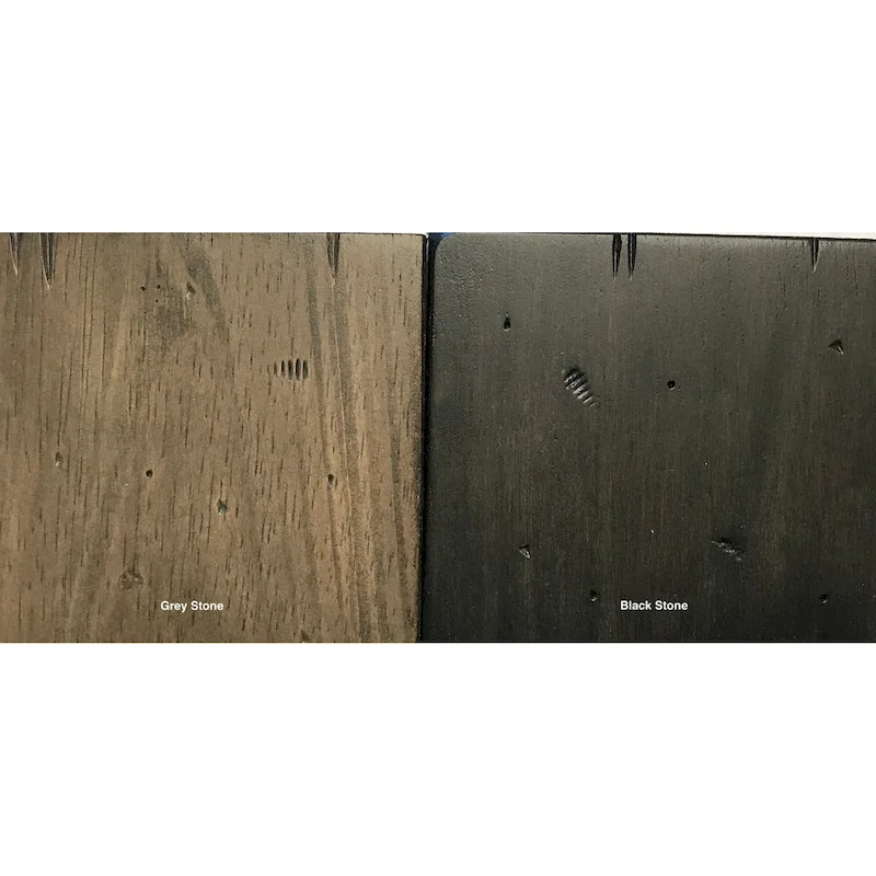 Double Transitional Pedestal In Antique Grey Panel Back 7-Piece Dining Set