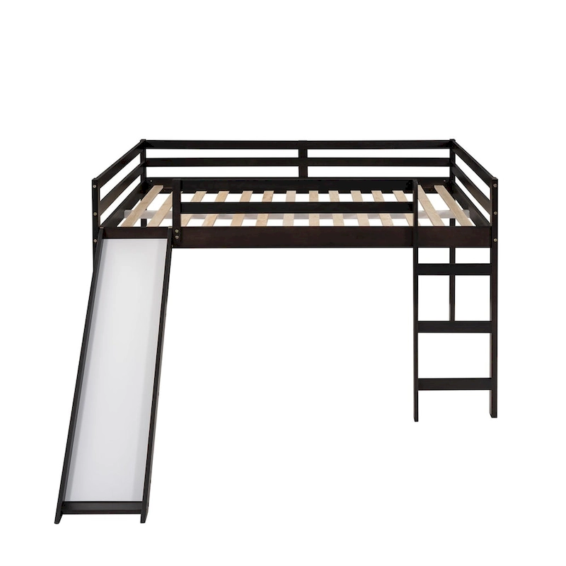 Merax Full Loft Bed with Slide