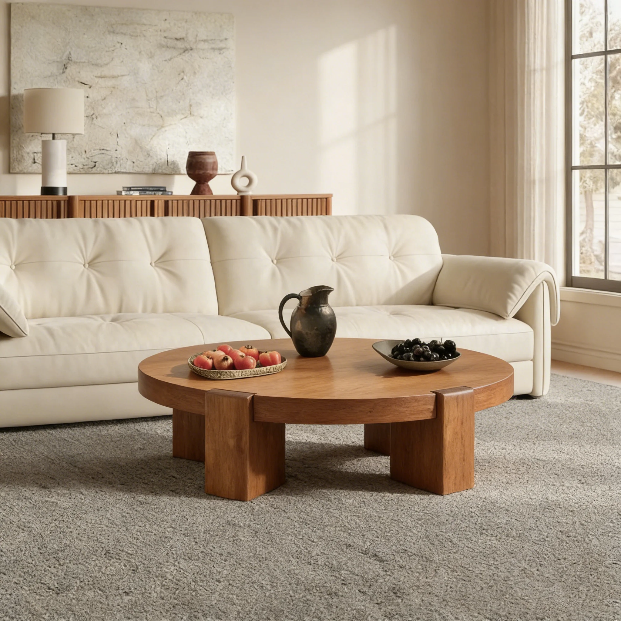 The Detachable Double-Decker Coffee Table,And The Detachable Design Can make The use of space more flexible