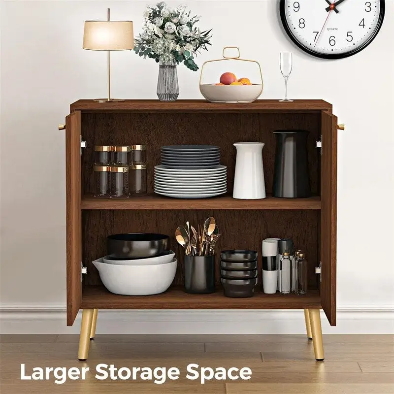 Modern Buffet Cabinet - 15.7D x 31.1W x 31.5H