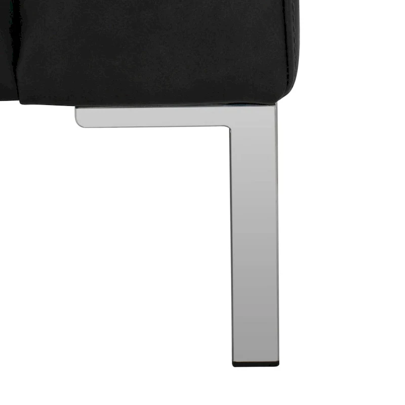 SAFAVIEH Couture Shirl Leather Bench - 81 In W x 32 In D x 34 In H - 81Wx32Dx34H