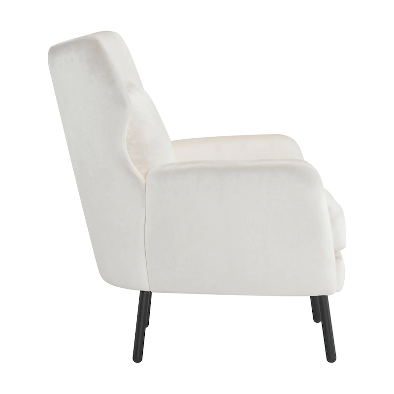 32 Wing Back Velvet Accent Chair