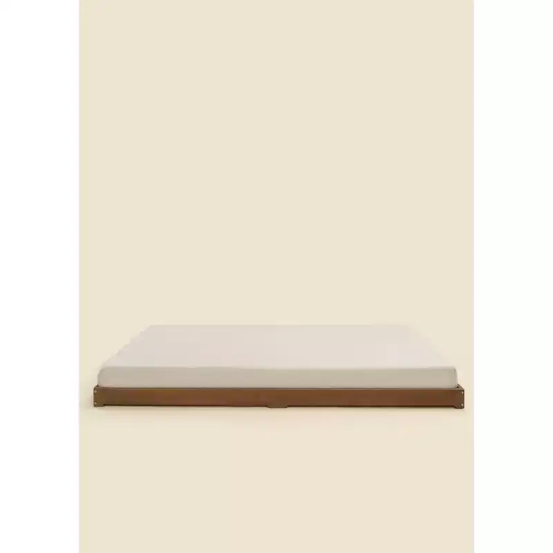 Coco Village - Wooden Bed Frame - Walnut