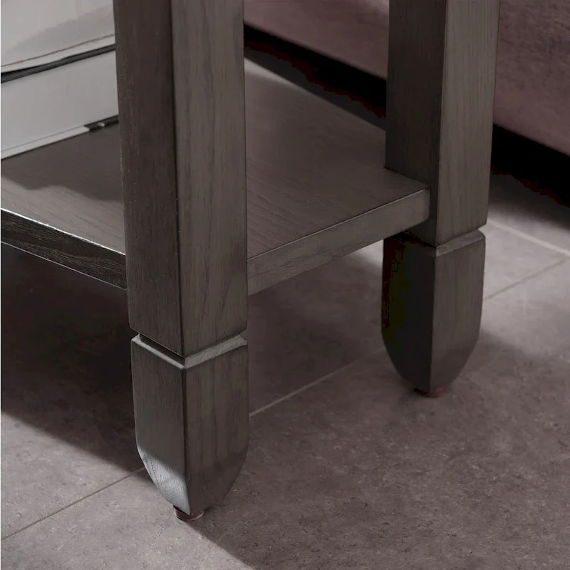 Leick Home Ixia Recliner Wedge End Table