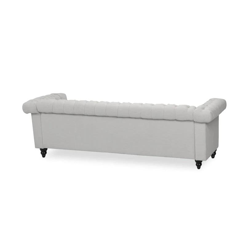 Chesterfield 3-seater Sofa with Button Tufting and Nailheads