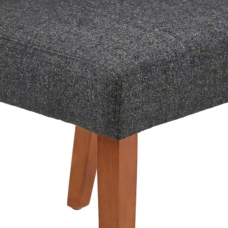 Calvados Upholstered Fabric Keyhole Dining Chairs (Set of 2) by