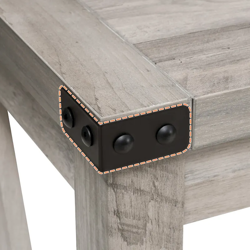 Pellebant A-frame Entry Console Table Long Sofa Table with Shelf - 45.27 in L x 13.98 in W x 31.88 in H