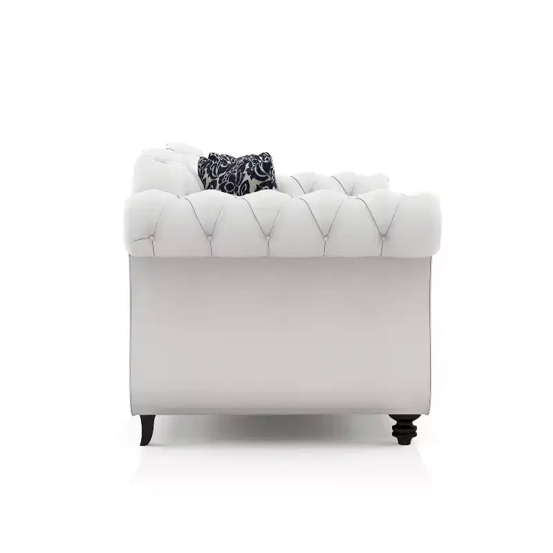 Brushwood Button Tufted Sofa - HOMES: Inside + Out