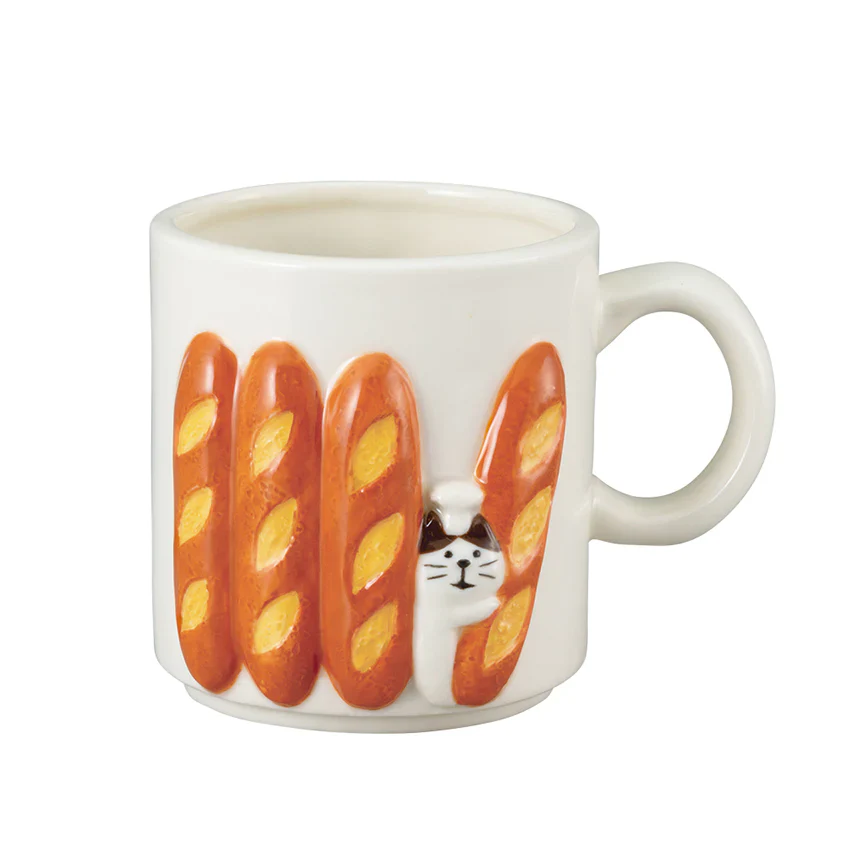Decole Concombre Bread Mug - Who Bit the Baguette?