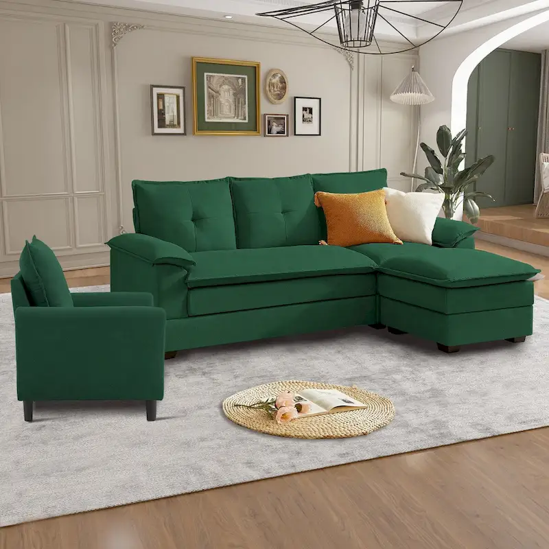 82.28 L Shaped 3 Pieces Living Room Sets