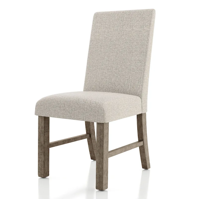 Jusk Rustic Grey Wood 5-Piece Dining Table Set by Furniture of America