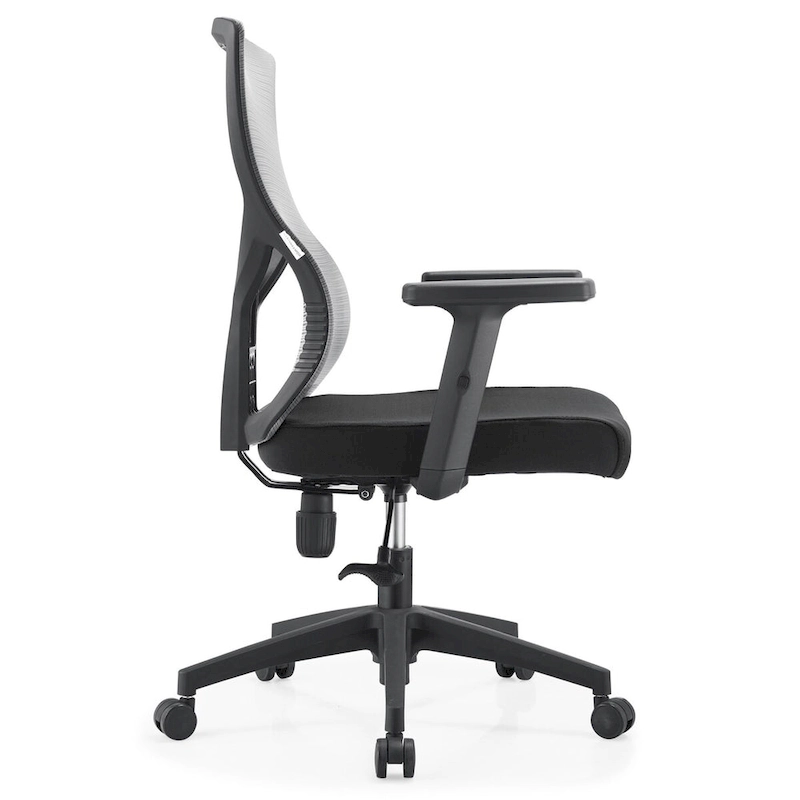 Glen Mid-Back Office Chair with Adjustable Height, Swivel and Tilt by LeisureMod