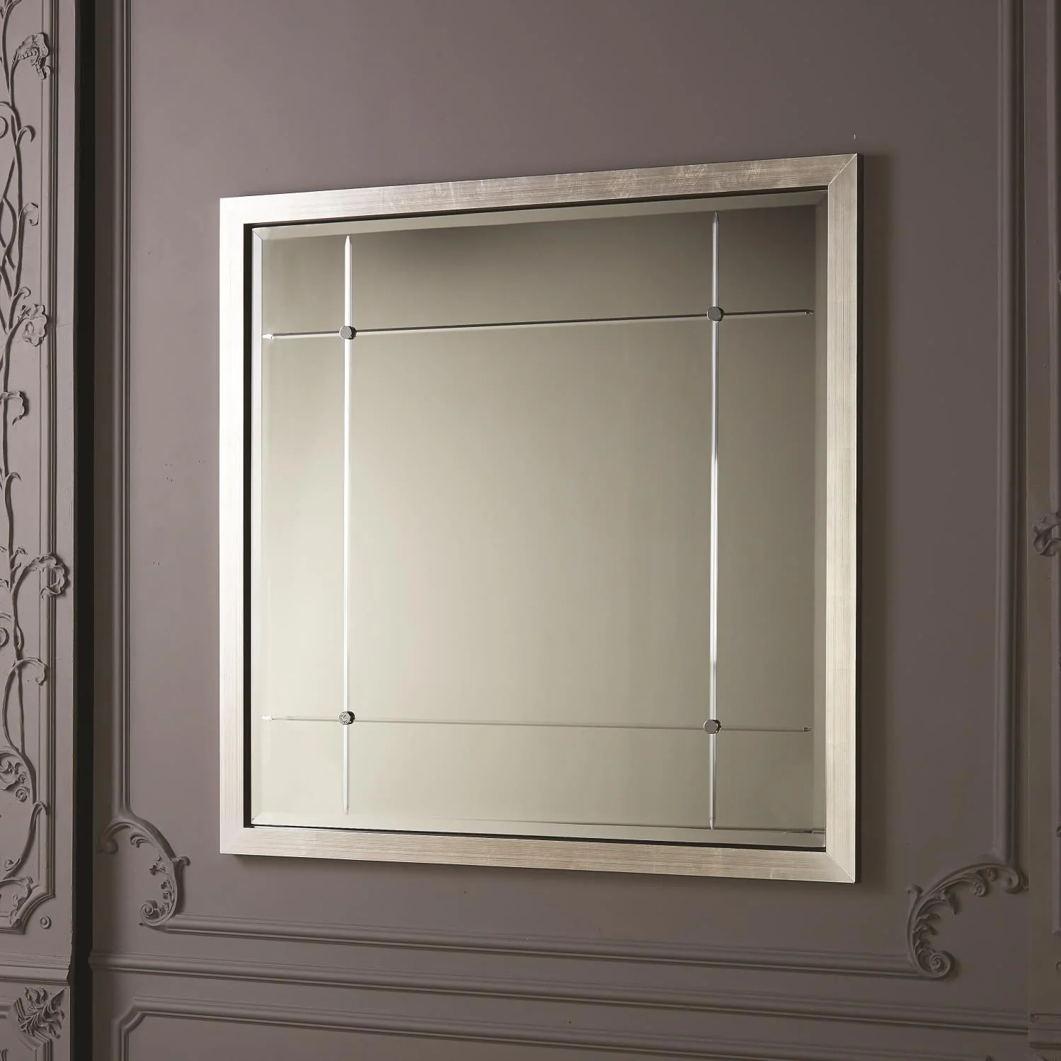 Beaumont Mirrors - Silver Leaf