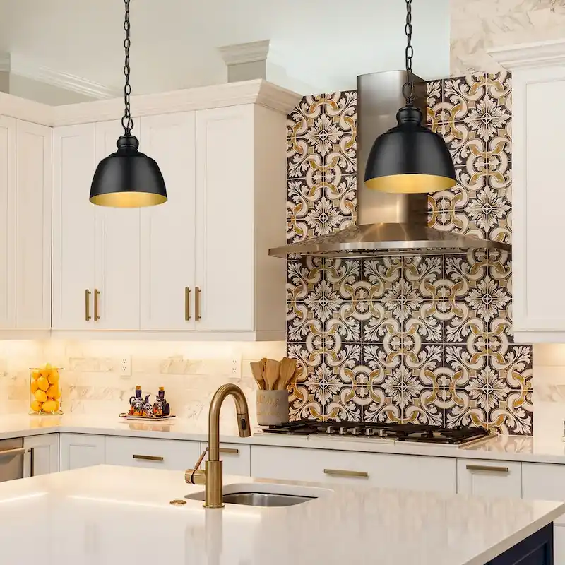 Golden Lighting 0316-M1L Holmes 9  Wide Mini Pendant