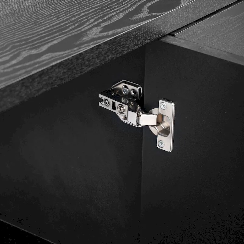 Wood Traditional Style Sideboard with Adjustable Shelves