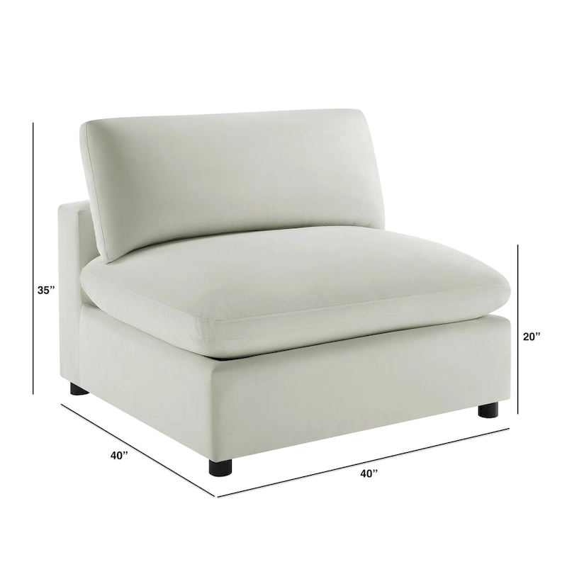 Cambrai Armless Slipper Accent Chair by Greyson Living