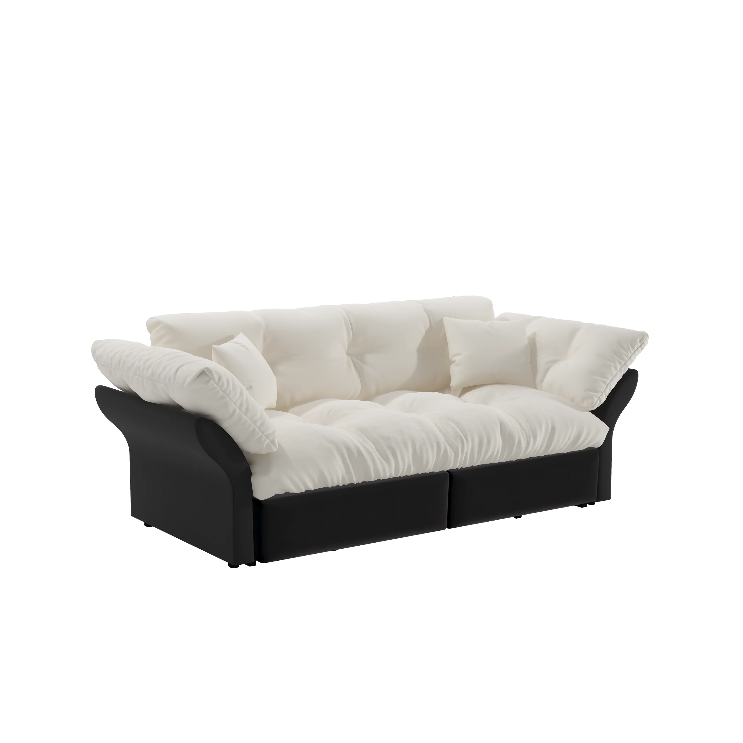 Walker Edison | 3-in-1 Convertible Queen Pull Out Sofa Bed