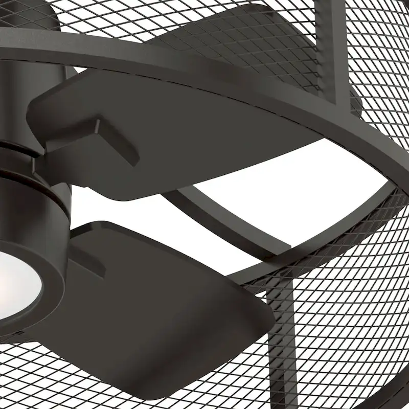 Hunter Seattle Ceiling Fan with LED Light Kit and Wall Control