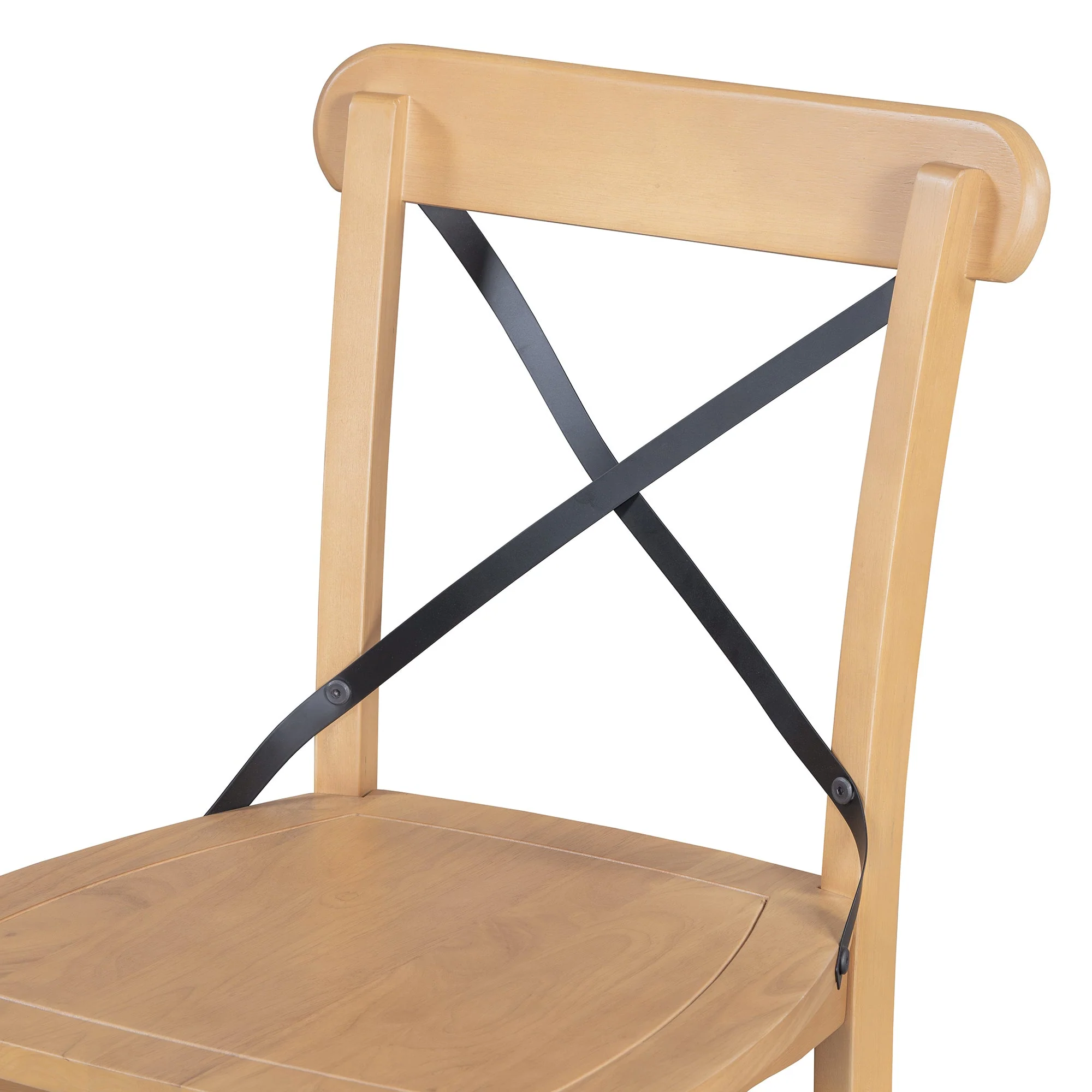 Walker Edison | Retro Simple 5-piece Dining Set with 4 Chairs