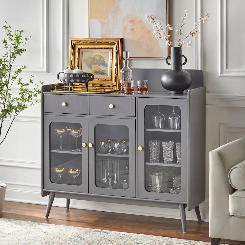 Simple Living Hudson Mid-Century Sideboard