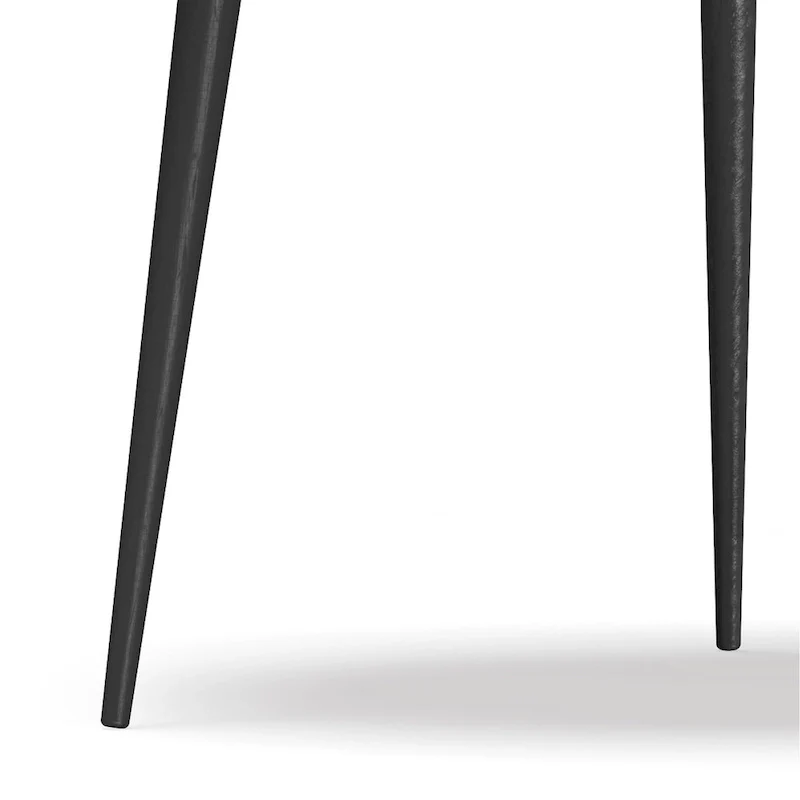 WYNDENHALL Joellla Modern Industrial Coffee Table in Cognac - 30 d x 30 w x 16 h